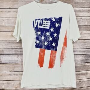Vet Life USA American Flag Graphic T Shirt Men's Size L New Without Tag
